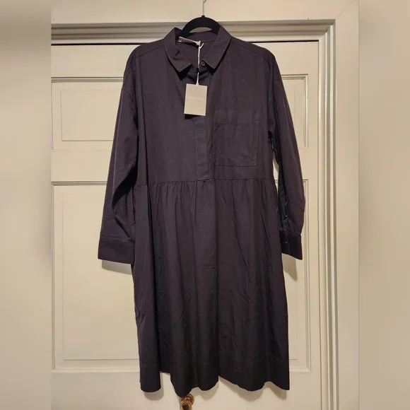 Everlane NWT Black Field Dress - M - Picture 2 of 5